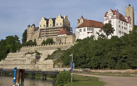 Stadtansicht von Bernburg (Saale)