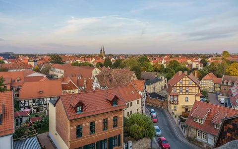 Stadtansicht von Quedlinburg